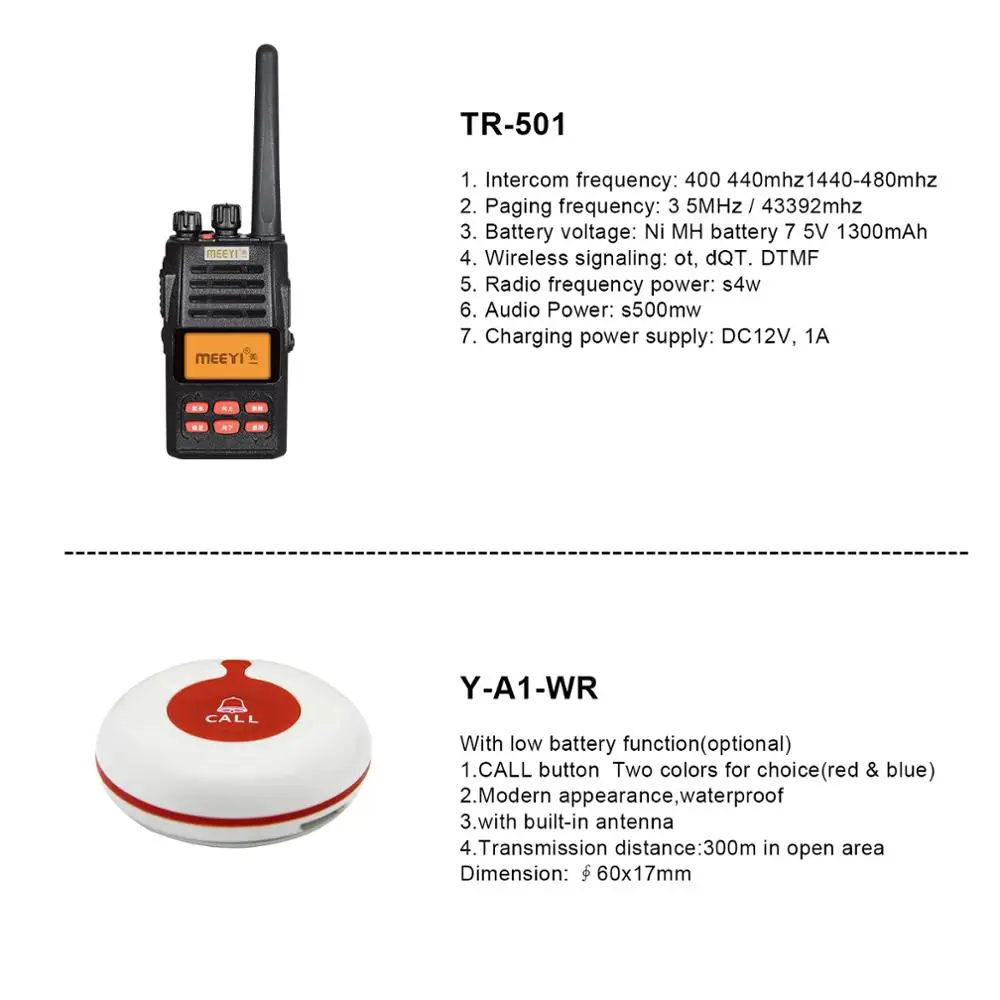 MEEYI Tr-501d / y-a1-wr туристическая информационная стойка Gmrs на дистанционном