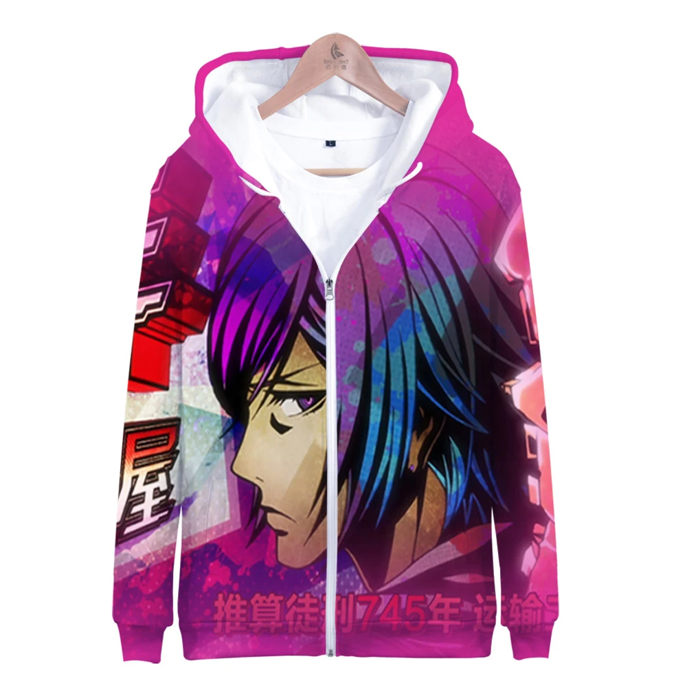 

Akudama Drive 3D zipper Hoodie Sweatshirt Anime Harajuku Casual Wear 3D Fall High Quality Comfortable Pullover Sportswear