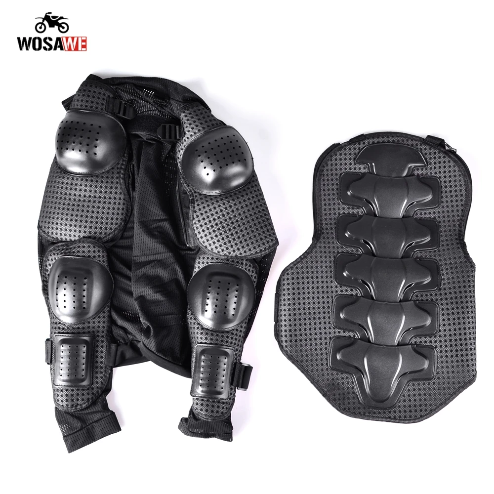 WOSEWE мотоциклетная Броня куртка Moto GHOST RACING Защита тела броня для мотокросса куртка для спуска вниз защитное снаряжение броня грудь