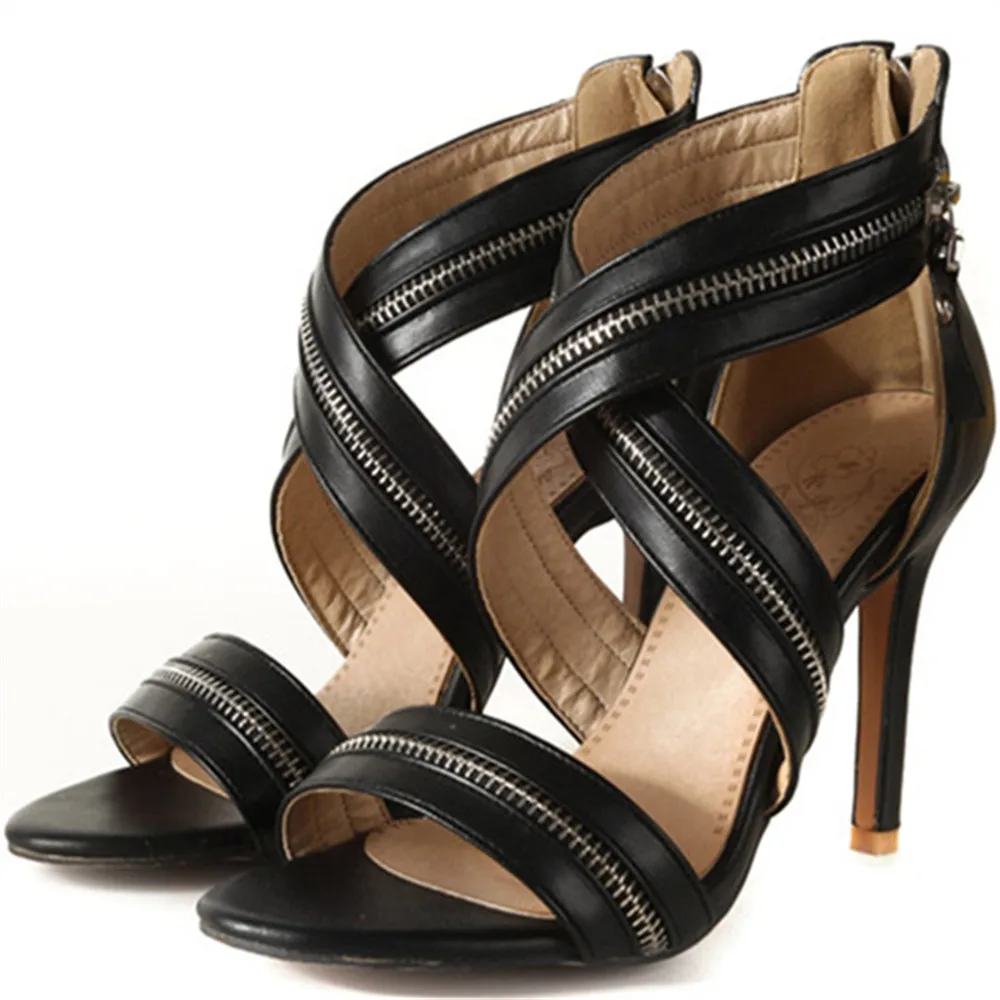 Insicre/Новые Модные женские босоножки лето 2019 на высоком каблуке 10 см большие