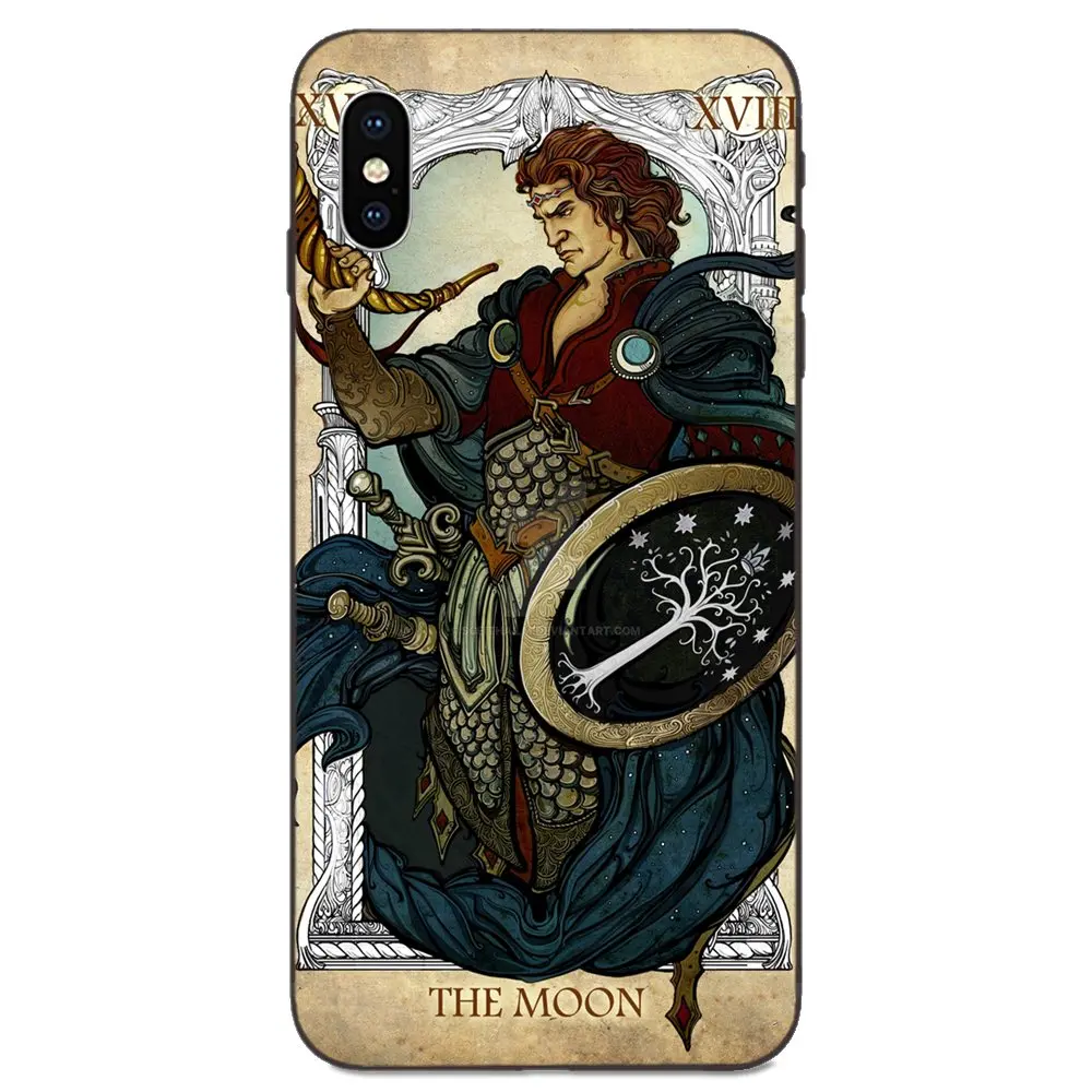 Модный мягкий чехол для мобильного телефона с картами Таро Apple iPhone 11 X XS Max XR Pro 4 5 6 6S