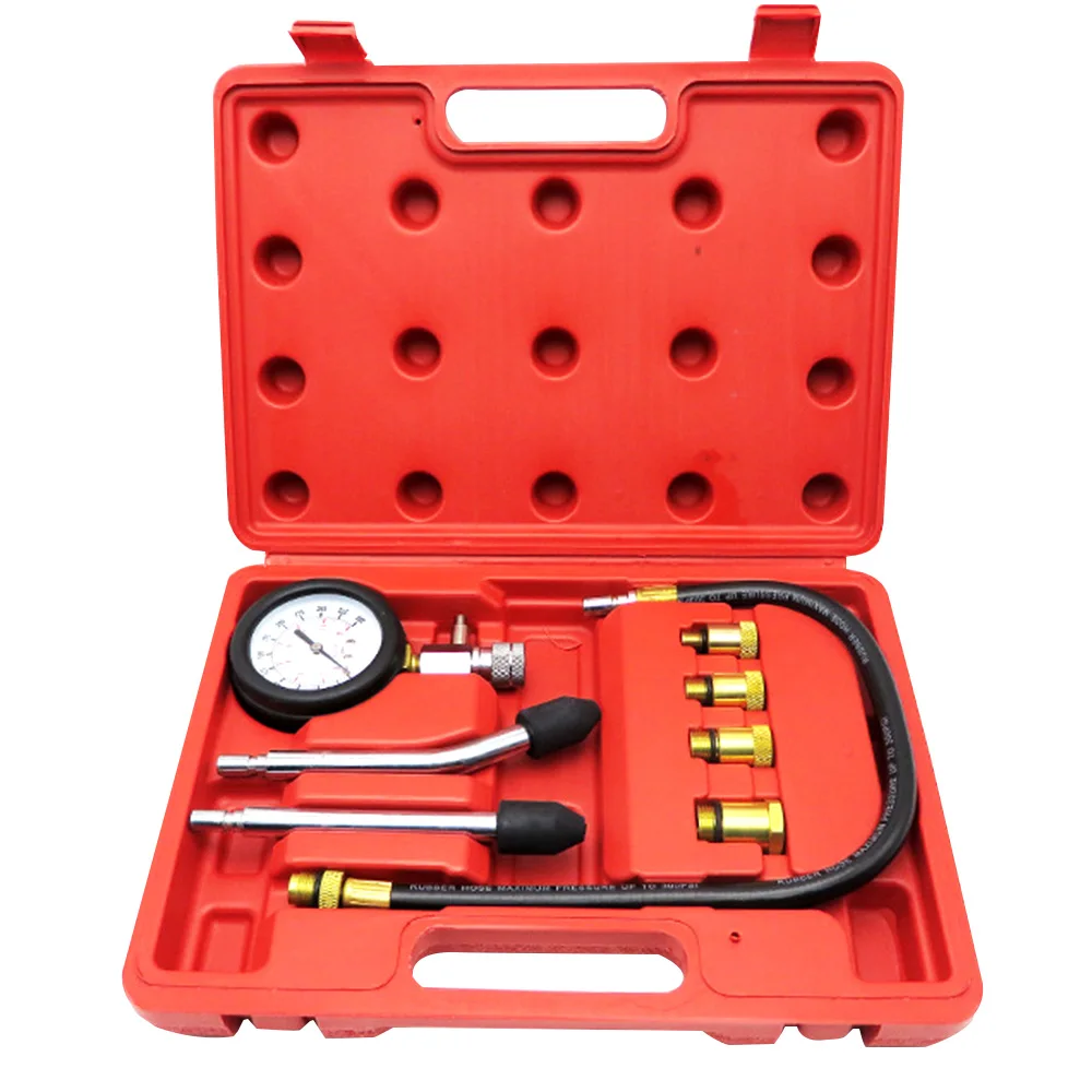 Новый портативный тестер компрессии автомобильных мотоциклов бензиновых