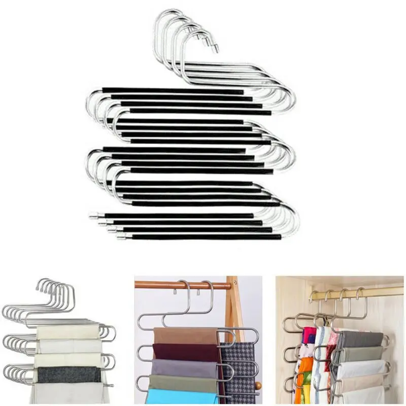1 шт. 5 уровневая сушилка из нержавеющей стали Многофункциональная вешалка для