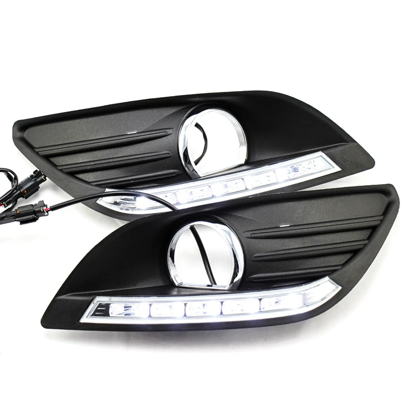 

DHBH-2Pcs for 09-14 Ford Focus 2 Sedan Modified LED Daytime Running Light Focus Daytime Running Light