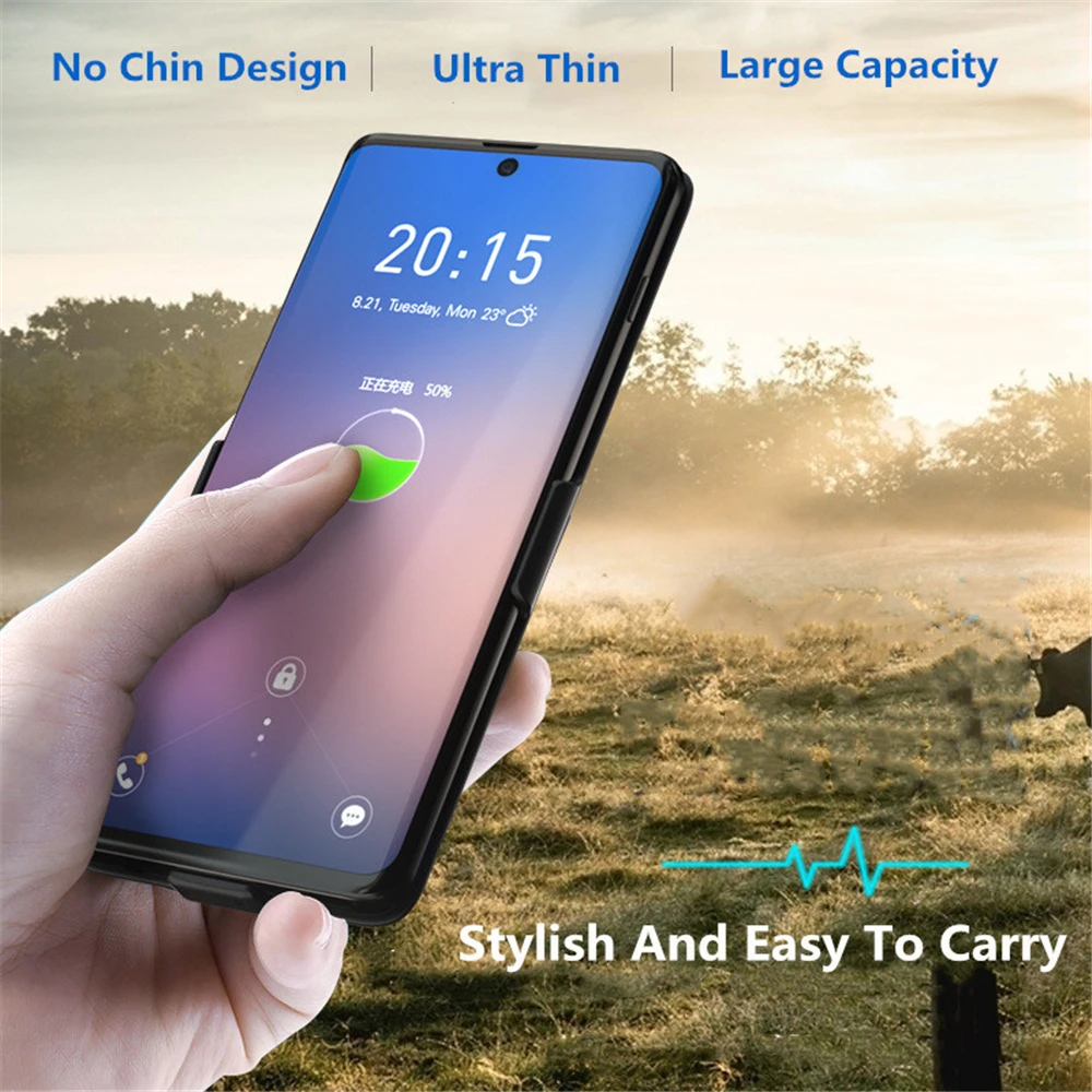 

7000mAh For Galaxy S20 5G Ultra Thin Back Clip Battery Case Premium Portable External PowerBank Case for Samsung Galaxy S20 5G