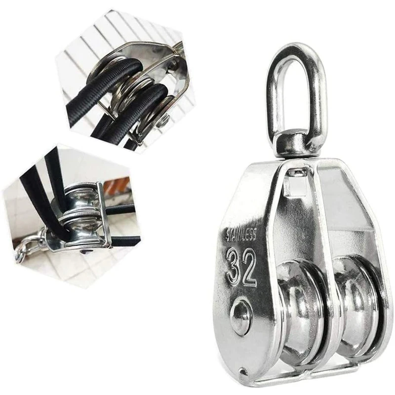 Лидер продаж цельнокроеное платье M32 шкив блока в Нержавеющая сталь 304 лифтинг