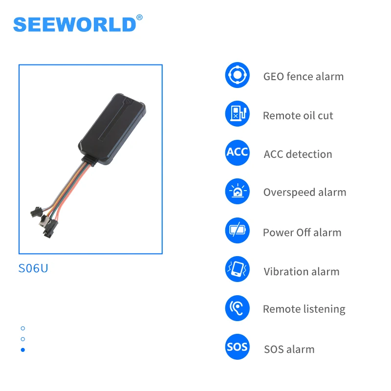 Seeworld ACC устройство обнаружения зажигания GPS трекер S06U с gps трекером в реальном