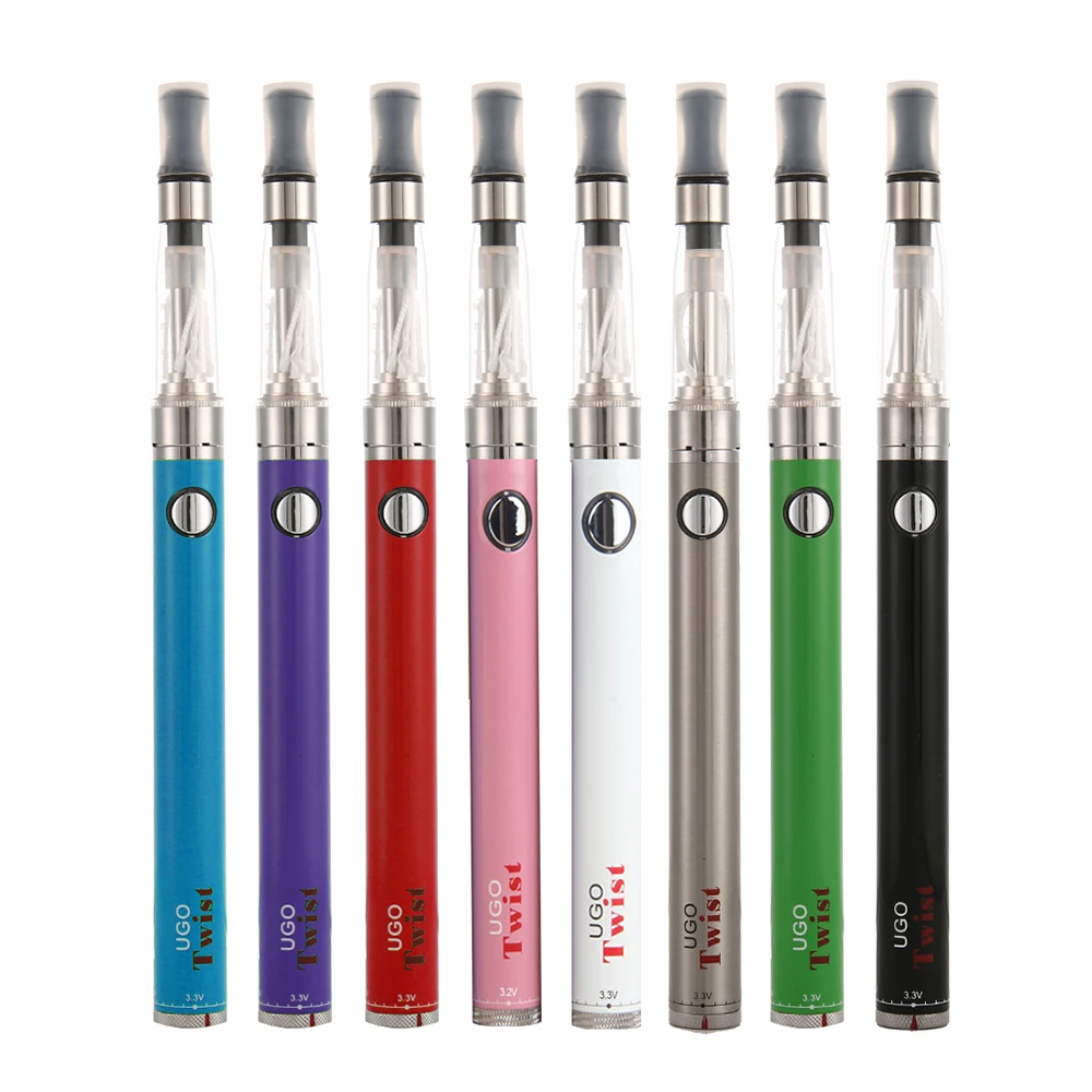 UGO твист Батарея 650 мАч Vape ручка для 510 нить CE4 Керамика ядерный Распылитель USB