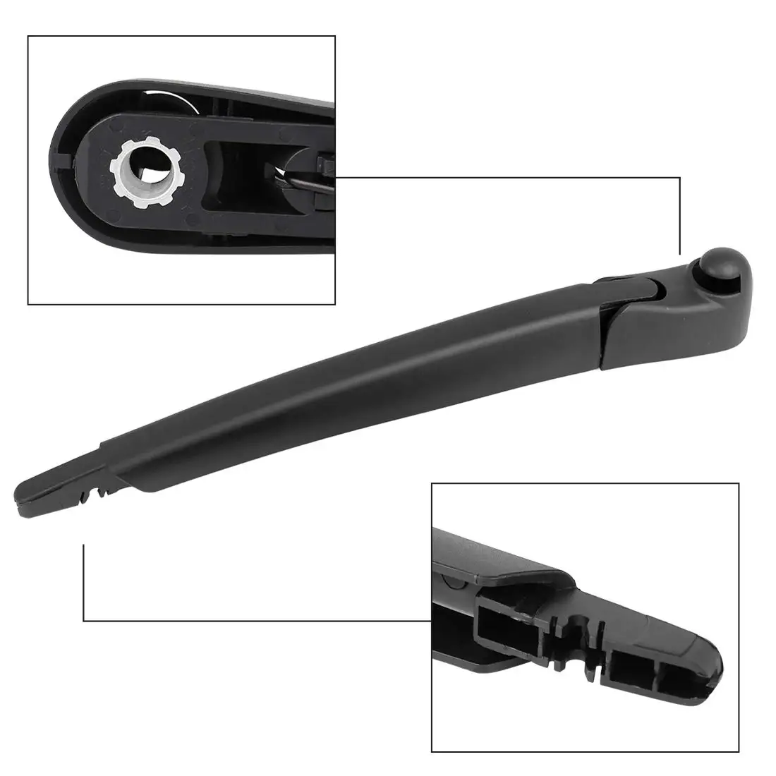 X Набор накладок стеклоочистителя на лобовое стекло заднего вида для Honda Civic Hatchback