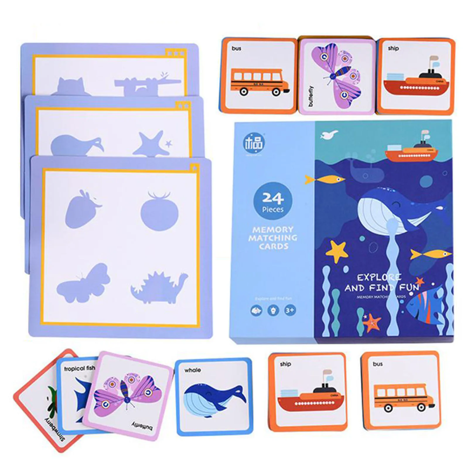 Детские карты памяти спички 3D пазлы интеллектуальный ранний Развивающий пазл