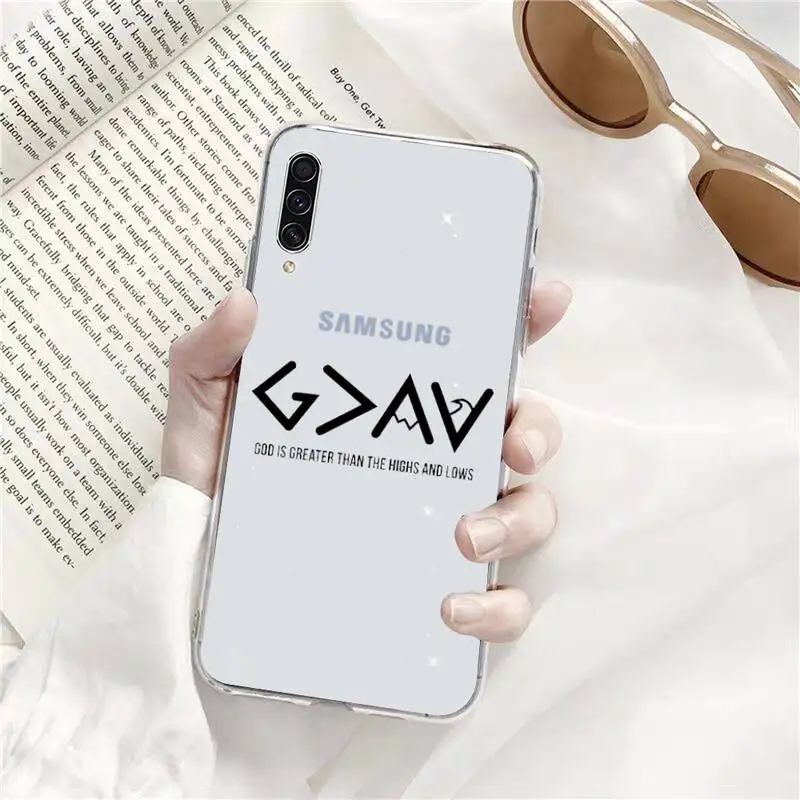 

Christian Religious Jesus Phone Cases Transparent for Samsung A71 S9 10 20 HUAWEI p30 40 honor 10i 8x xiaomi note 8 Pro 10t 11