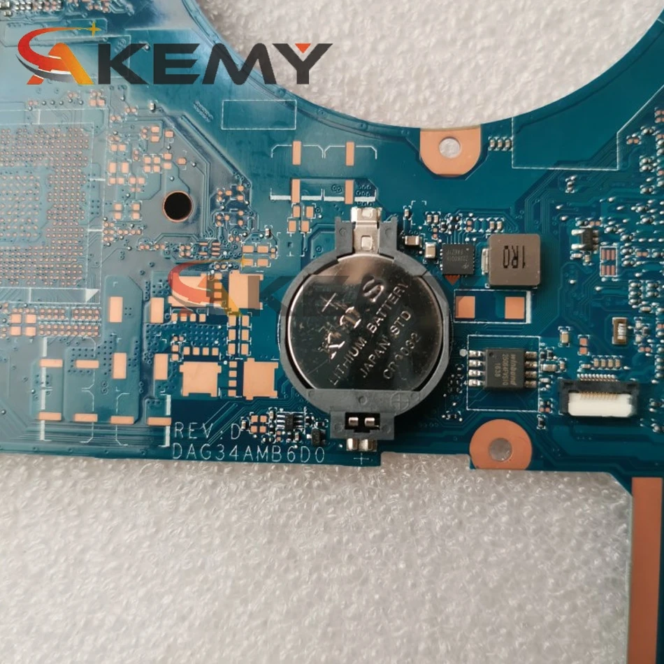Online 913604-001 913604-501 913604-601 Für TPN-Q172 HP 15-AU Laptop Motherboard DAG34AMB6D0 Mit I7-7500U CPU DDR4 Test 100% OK