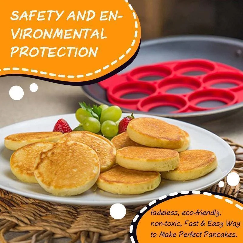 

1Pcs Silicone Non Stick Fantastic Egg Pancake Maker Ring Kitchen Baking Omelet Moulds Flip cooker Egg Ring Mold