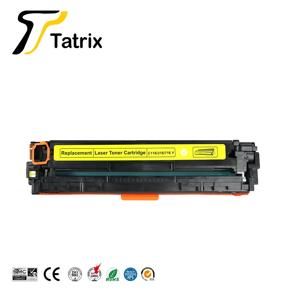 Tatrix CRG116 CRG316 CRG716 Совместимый лазерный цветной тонер картридж для Canon MF8050CN принтер