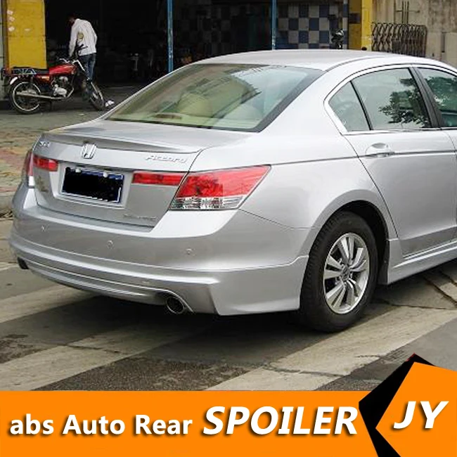 

Для HONDA Accord спойлер 2008-2011 Accord спойлер Высокое качество ABS Материал заднее крыло автомобиля праймер цвет задний спойлер
