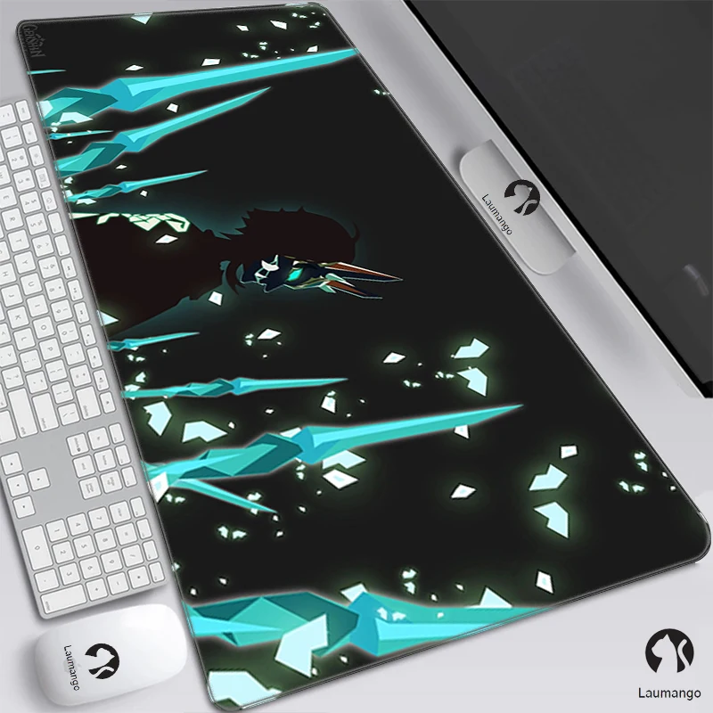 

Xiao Genshin Impact Mousepad Dywan Gamer PC Laptop Completo Desk Mat Kawaii Gaming Accessories Keyboard Carpet Varmilo Mouse Pad