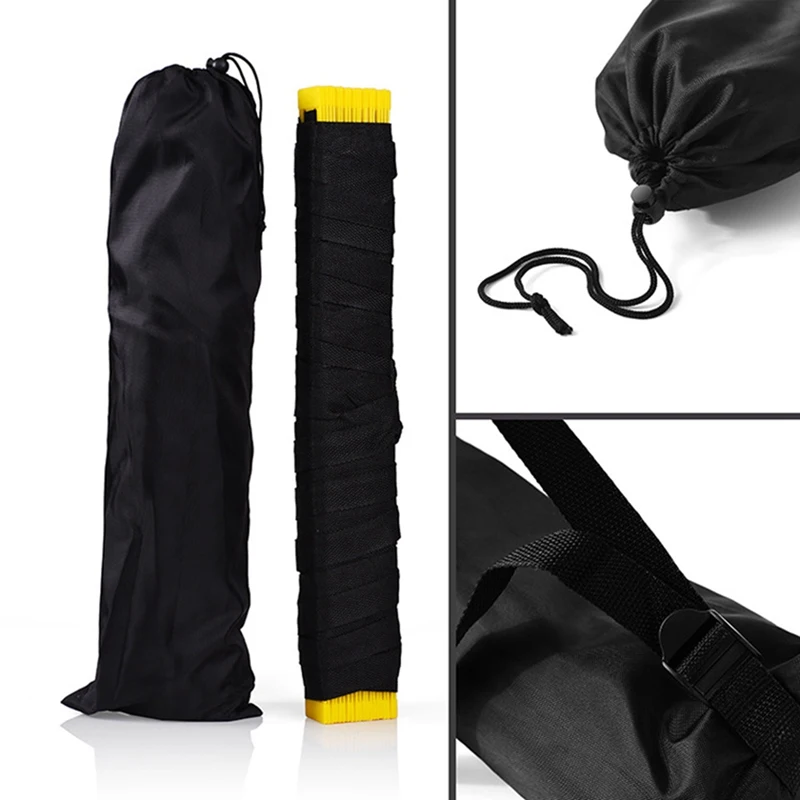 

4m Foot Football Flexibility Speed Training Fitness Jumping Ladder Football Training Agility Ladder Yellow Piece Black Rope