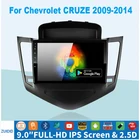 Автомобильный мультимедийный плеер 9 дюймов android 10,1 для Chevrolet Cruze 2008-2012, автомобильное радио, видеоплеер, навигация GPS, 2 din, dvd