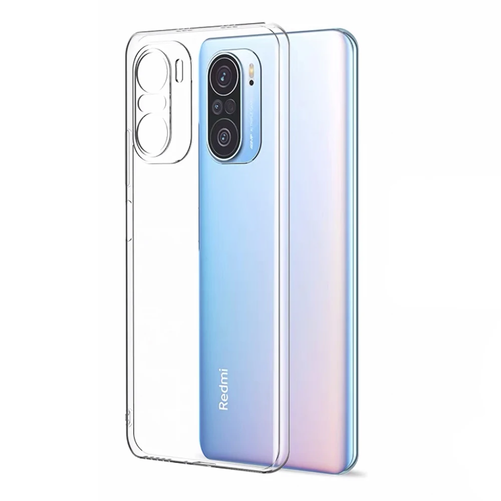 

Luxury Clear Silicone Case For Xiaomi Redmi 9T K40 K30 Note 10 9 8 8T 9S 10s Transparent Soft Cover Mi CiVi 10T 11T Pro 11 Lite