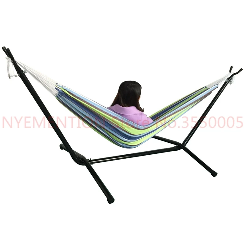 Гамака уличная портативная из полиэстера с подставкой Прямая поставка 1 шт.|Гамаки| |