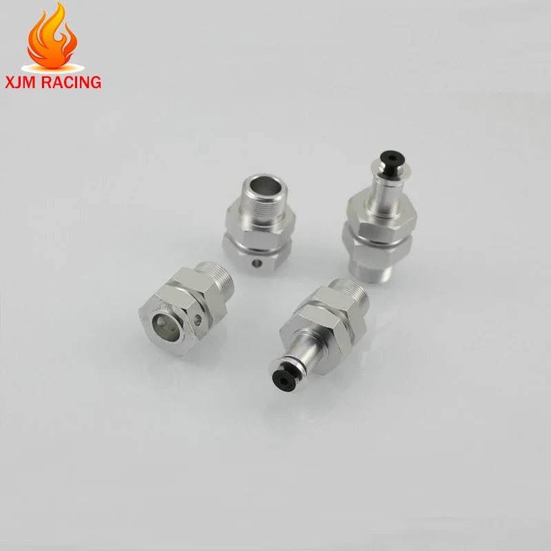 CNC Alloy Extended Axles & Wheel Nut 4pcs/set for 1/5 Gtb Racing Hpi ROFUN Rovan Kingmotor Baja 5b 5t 5sc Truck Rc Car Toy Parts