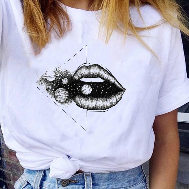 Женская футболка в стиле 90-х с принтом | одежда