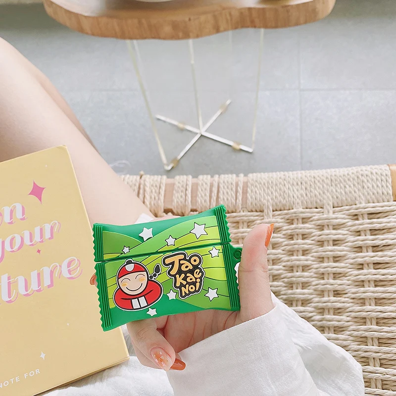 Чехол для AirPods 1 2 Pro мягкий силиконовый защитный чехол беспроводных