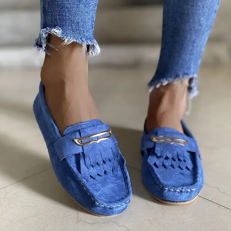 Женские кожаные туфли на низком каблуке балетки лоферы плоская подошва