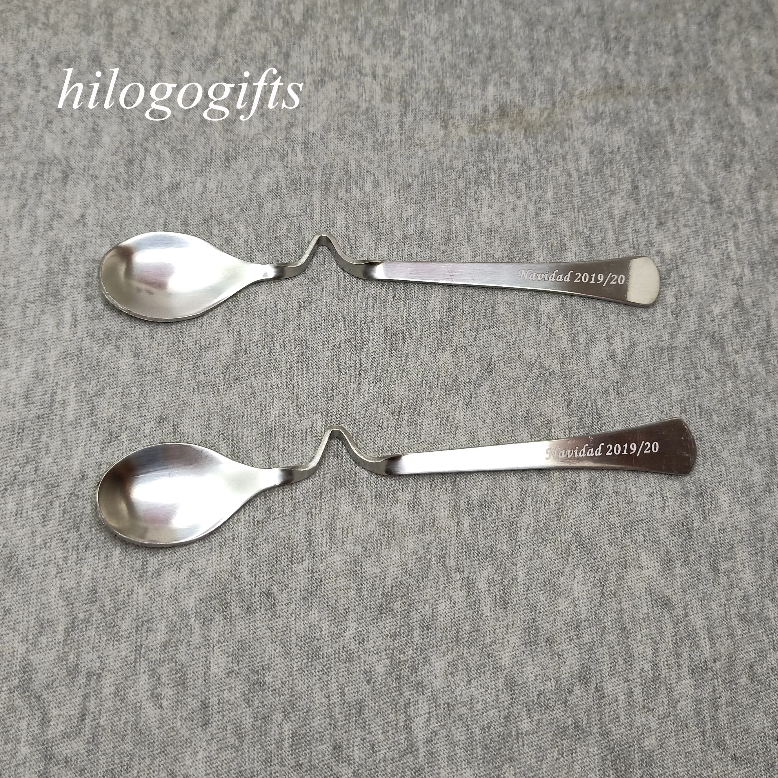 100sets wedding souvenirs personalized table spoons stainless steel bar cafe spoon tool customized free with your text | Дом и сад