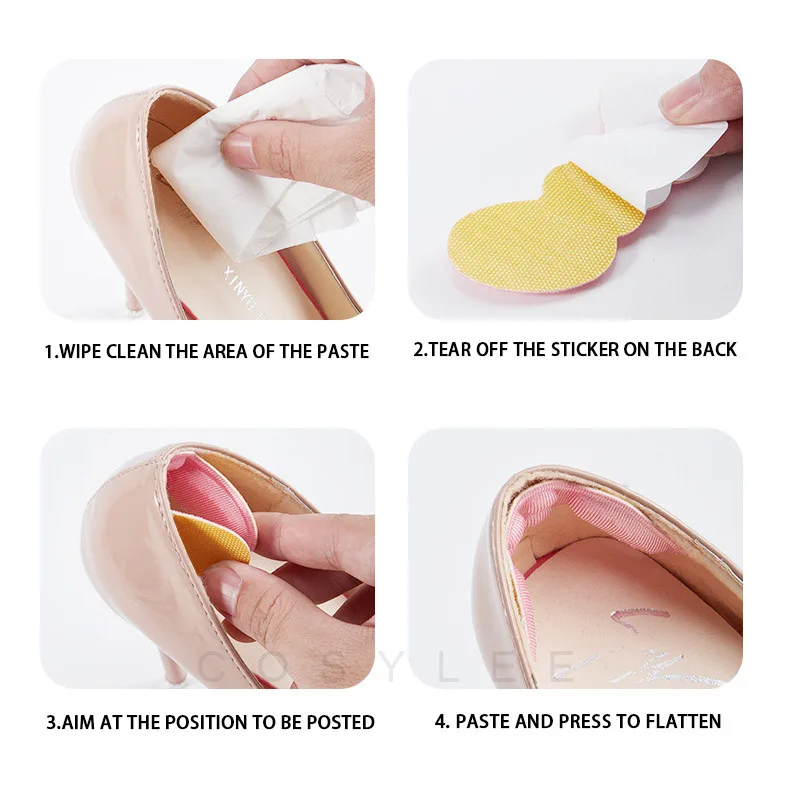 High Heel Pad Women Insoles for Shoes Adjust Size Adhesive Heels Pads Liner Grips Protector Sticker Pain Relief Foot Care Insert