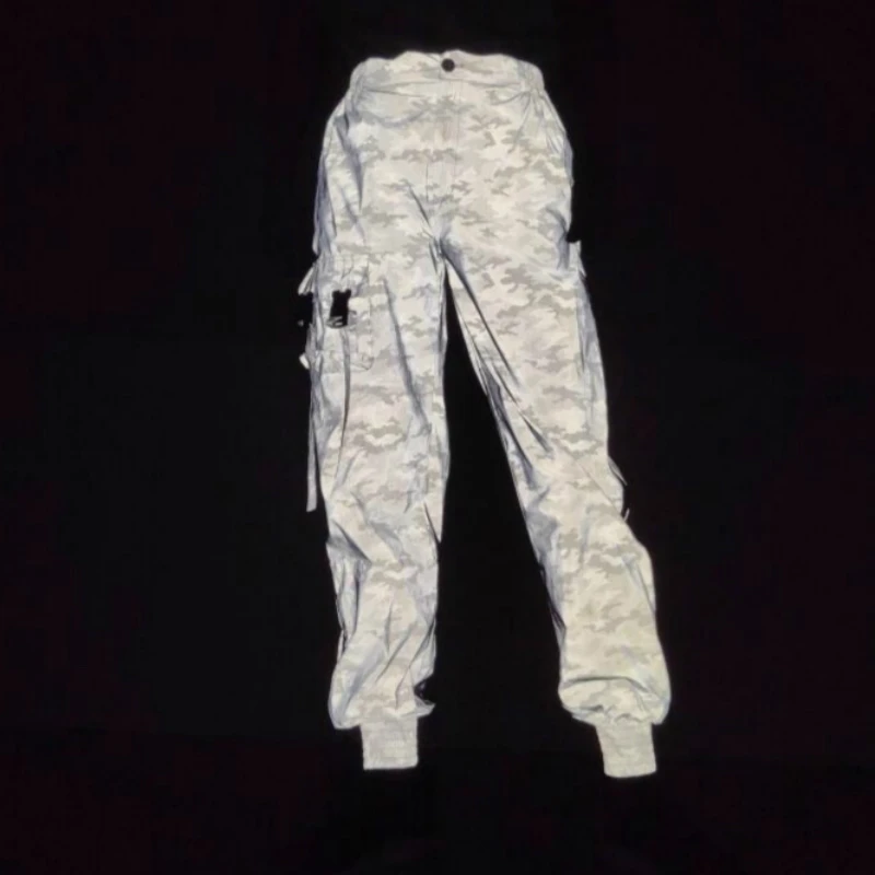 Светоотражасветильник легкие брюки-карго для мужчин и женщин камуфляжные ночные