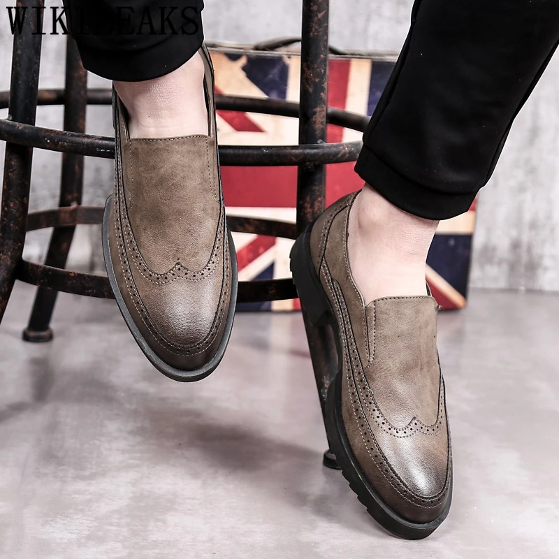 

Mens Dress Shoes Loafers Brogues Leather Shoes Men Designer Shoes Men Zapatos De Hombre Italiano Sapatos Social Erkek Ayakkabi