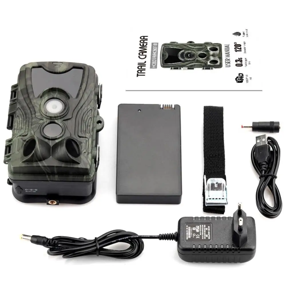 HC 801A wildlife camera Hunting Trail Camera Night Version 16MP IP65 Wildlife Photo Traps 0.3s Trigger fototrappola Chasse Scout