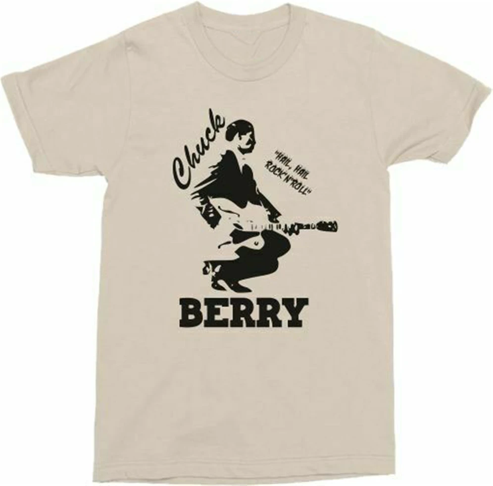 Футболка Chuck Berry рок н ролл икона 1950 х Различные цвета Новейшая модная