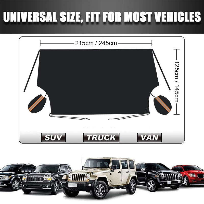 Защитное стекло для лобового стекла автомобиля защита от снега ткань Оксфорд УФ