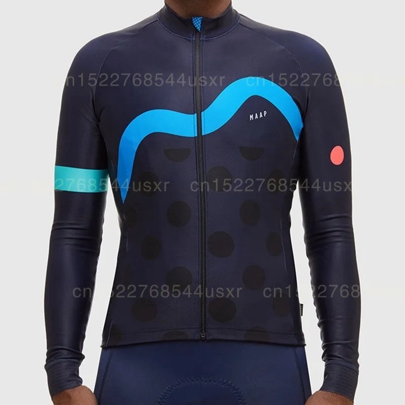MAAP camisa de ciclismo M flag base LS велосипедная футболка с длинным рукавом весна 2019 MTB рубашка