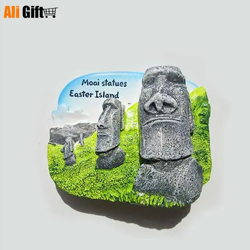 Чили креативные статуи Пасхальный остров клавиатура магниты на холодильник 3D