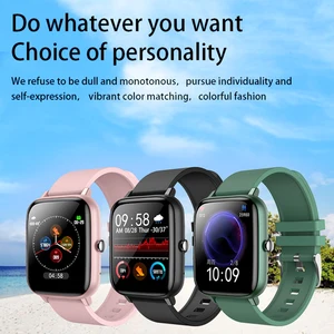 2021 New Smart Watch For Men Full Touch Sports Wrist Women Sleep Heart Rate Monitor Reminder Watches Android IOS Fashion Gift