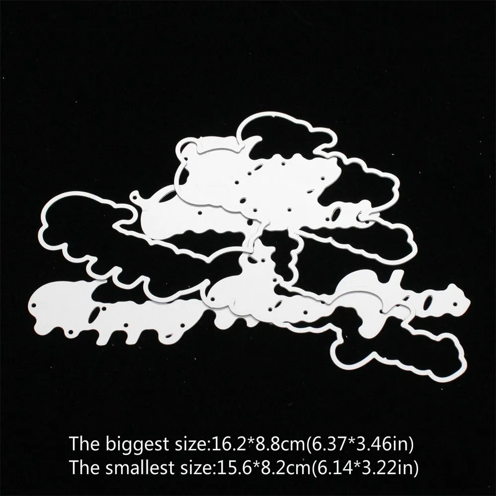 

ZFPARTY Merry Christmas and Happy New Year Slimline Cutting Dies Stencils for DIY Scrapbooking Decorative Embossing Paper Card