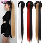 BUQI 31 дюймов длинные прямые синтетические волосы, 