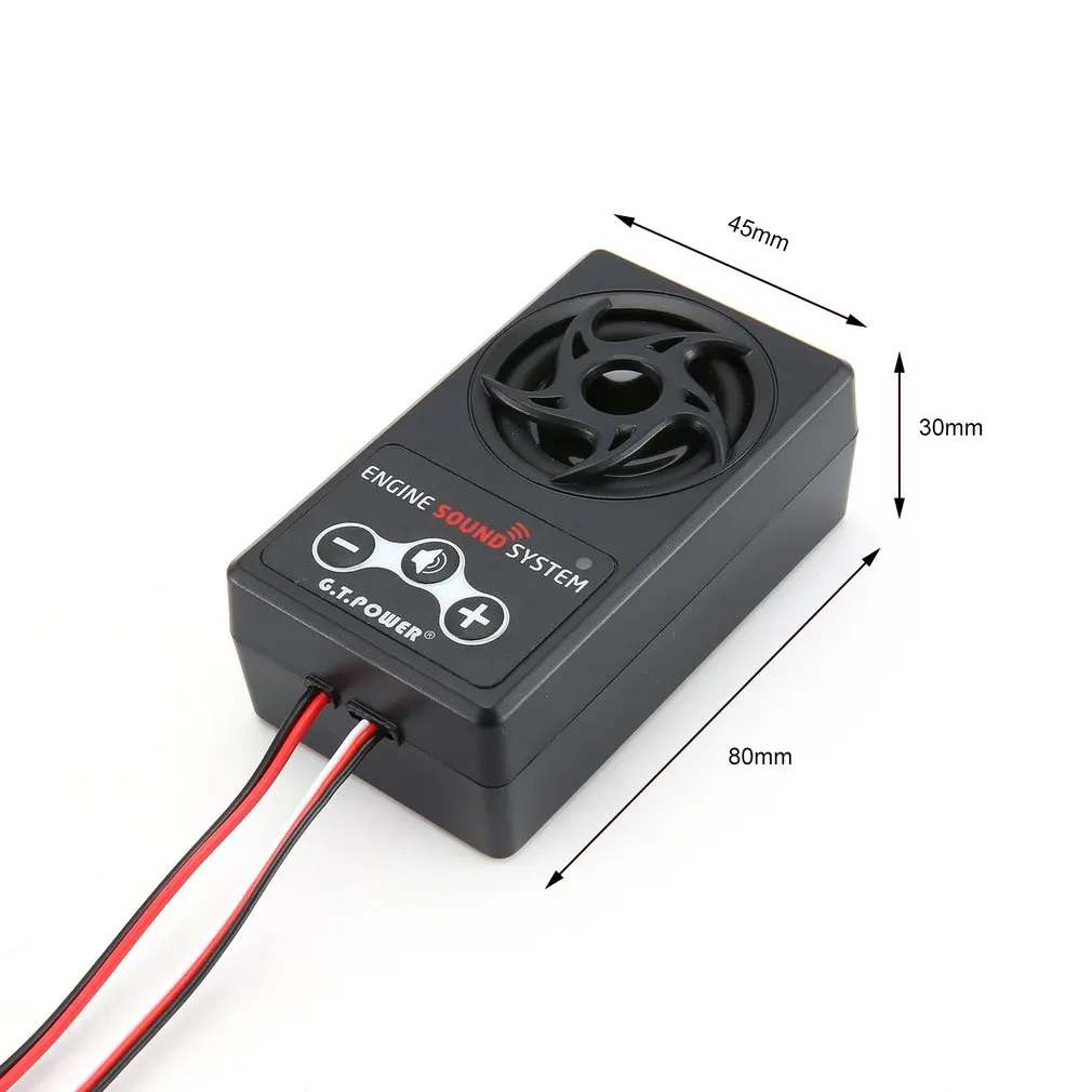 

G.T.Power Engine Sound Simulated System For RC Car Axial SCX 10 II WRAITH Traxxas TRX4 Build-in 58 kinds of sounds