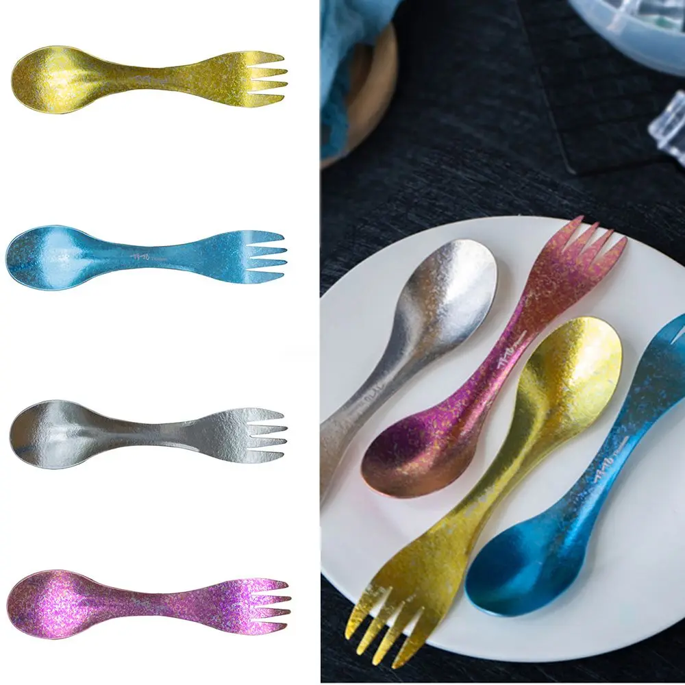 

Portable Spoon Camping Picnic Fork Cookware Outdoor Tableware Hiking