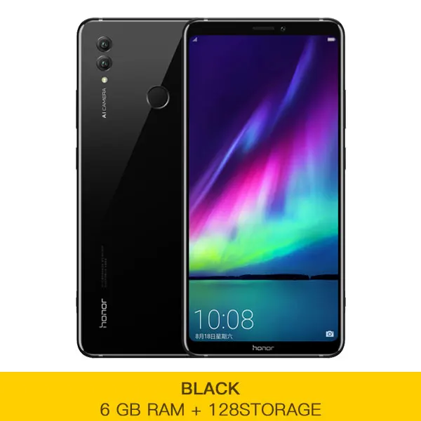 6GB 128GB Black Honor Note 10 6 ГБ 8 ГБ Оперативная память 64 Гб 128 Встроенная память Kirin 970 восьмиядерный смартфон Dual SIM 6,95 ''Android 8,1 зеркало заднего вида 24,0+ 16,0 Мп - Цвет: 6GB 128GB Black