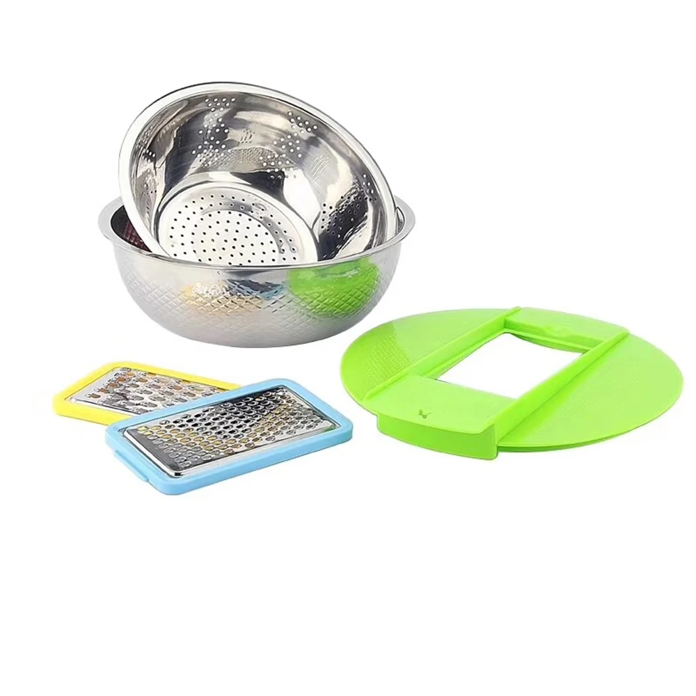 Набор из 5 31 см Антипригарная посуда нержавеющая сталь средство для мытья риса