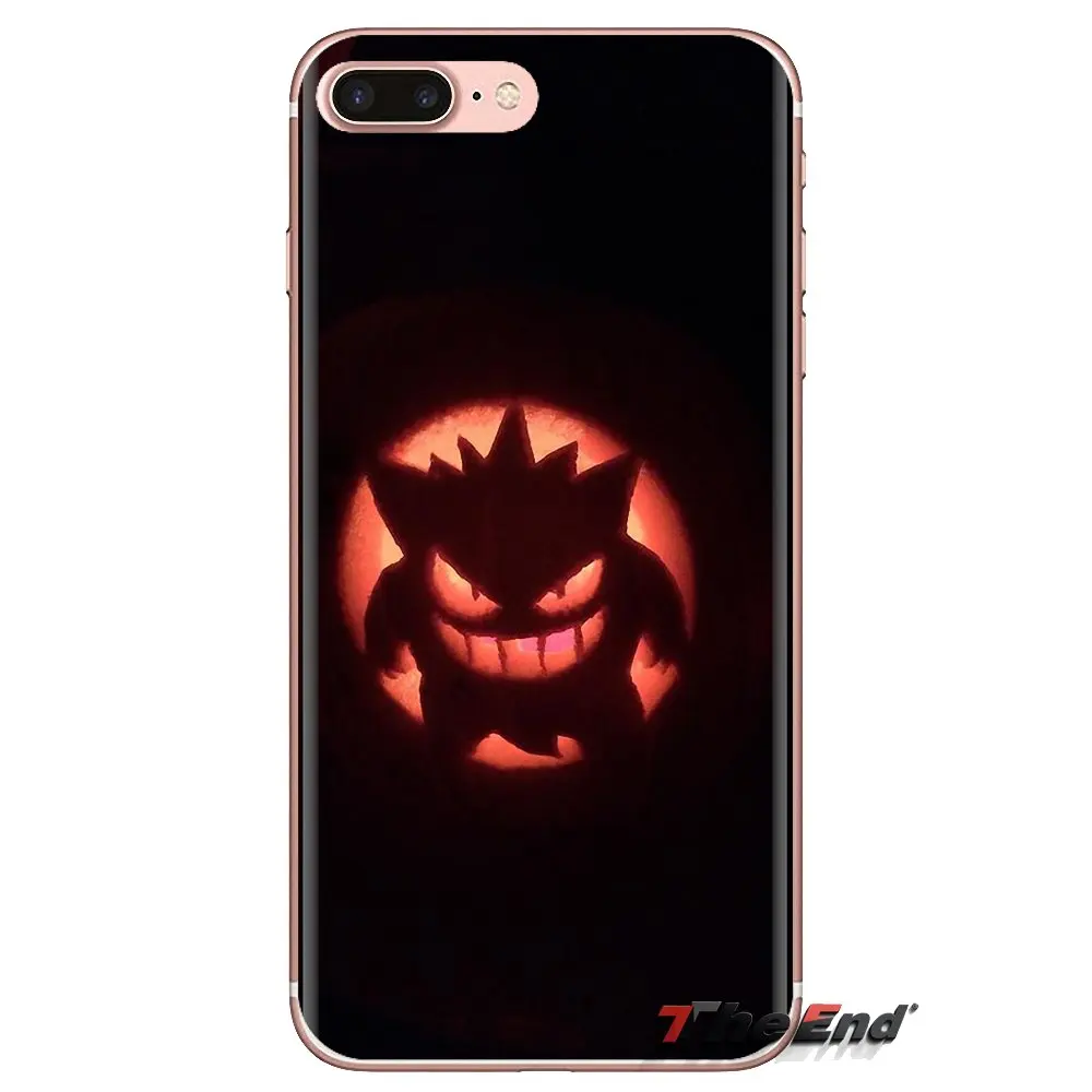Spooky Splattery Gengar Poster For Huawei G7 G8 P7 P8 P9 Lite Honor 4C 5X 5C 6X Mate 7 8 9 Y3 Y5 Y6 II 2 Pro 2017 Phone Bag Case |