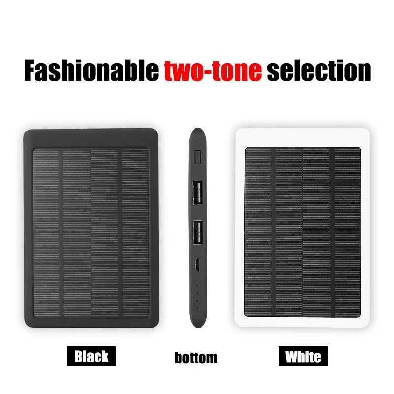 80000mAh Солнечный внешний аккумулятор портативный мобильный телефон быстрое