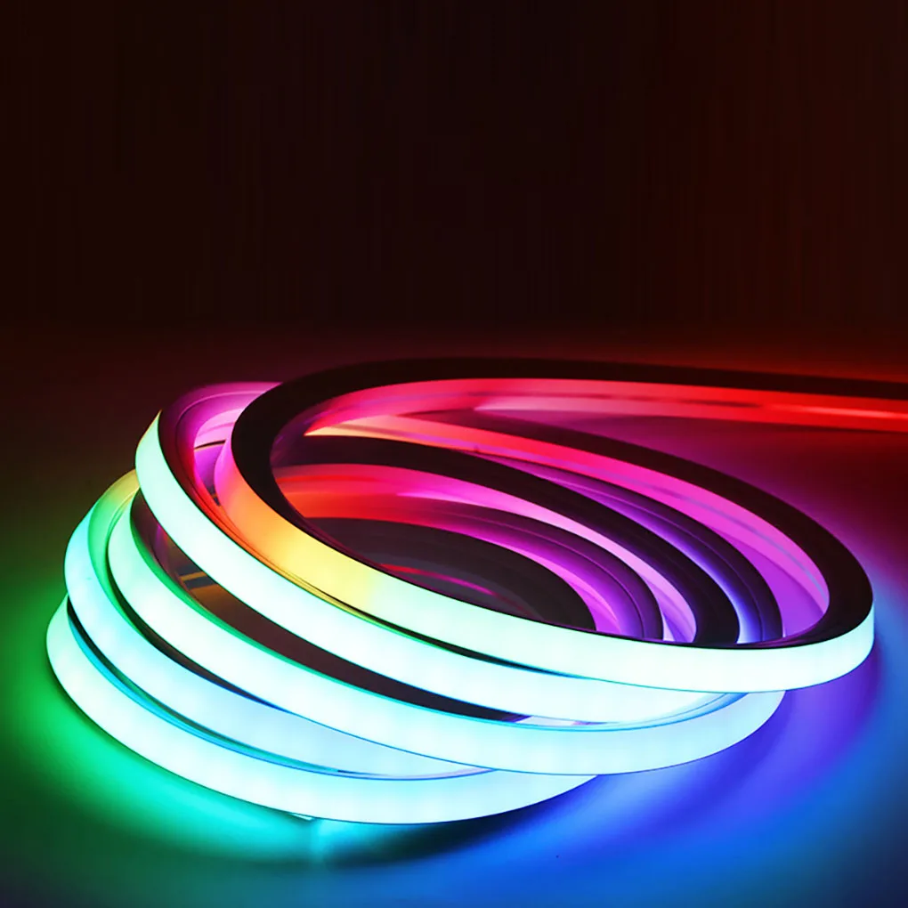 RGB светодиодная неоновая светильник та WS2812B WS2812 неосветильник свет гибкая