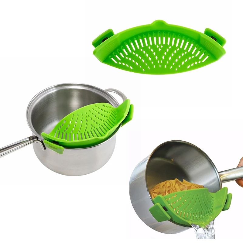 1 шт. силиконовые колдерс кухонные инструменты клип на фильтр для слива