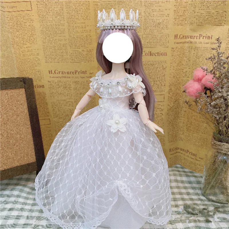 

1/6 30cm Doll Clothes BJD Princess Dress Fat Dolls Accessories Can Wear Fashionable Dresses DIY Girl Dress Up Clothes Toy Gifts