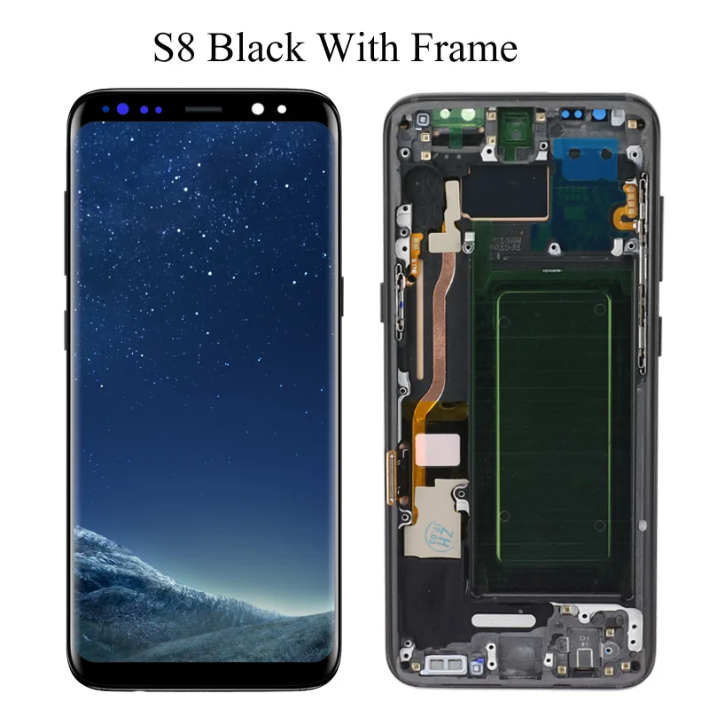 Новый оригинальный S8 S8plus экран дисплея для SAMSUNG Замена LCD сенсорный дигитайзер